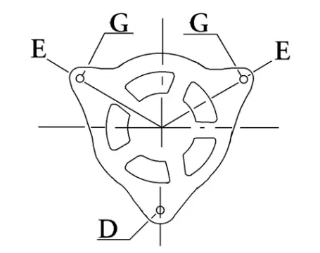 Côtes et dimensions de l'alternateur