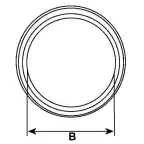 Côtes et dimensions stator pour alternateur