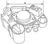 Régulateur pour alternateur NISSAN 230043 2