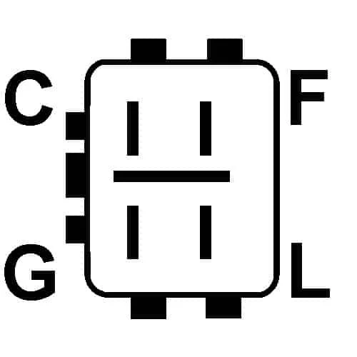 Connecteur régulateur PL67
