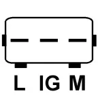 Connecteur régulateur PL67
