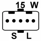 Connecteur régulateur PL110