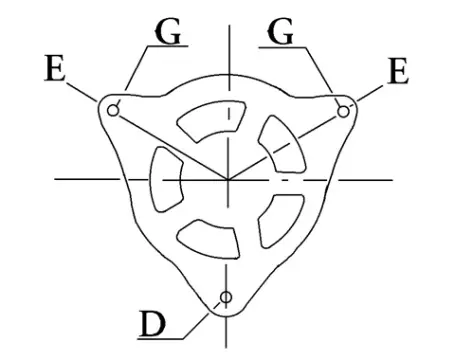 Côtes et dimensions de l'alternateur