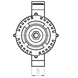 Côtes et dimensions de l'alternateur