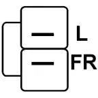Connecteur régulateur PL159