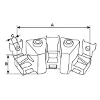 Boitier terminal pour alternateur 593421 Valeo