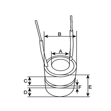Côtes et dimensions de la bague collectrice