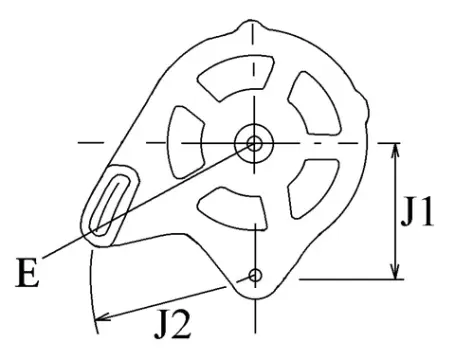 Côtes et dimensions de l'alternateur