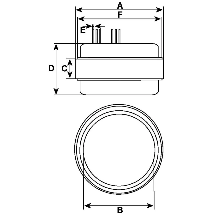 Côtes et dimensions stator pour alternateur