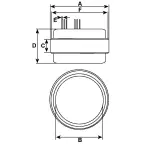 Côtes et dimensions stator pour alternateur