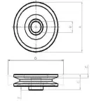 Poulie débrayable pour alternateur 0120400722 BOSCH